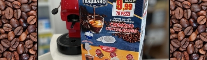 Prova una Novit� | 70 cialde Barbaro Blu + 8 Cremine assortite